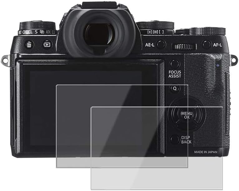 kinokoo Tempered Glass Film for fuji X-T1/X-T2 Crystal Clear Film FUJIFILM XT1 XT2 Screen Protector Bubble-free/Anti-scratch(2 pack) - Image 1